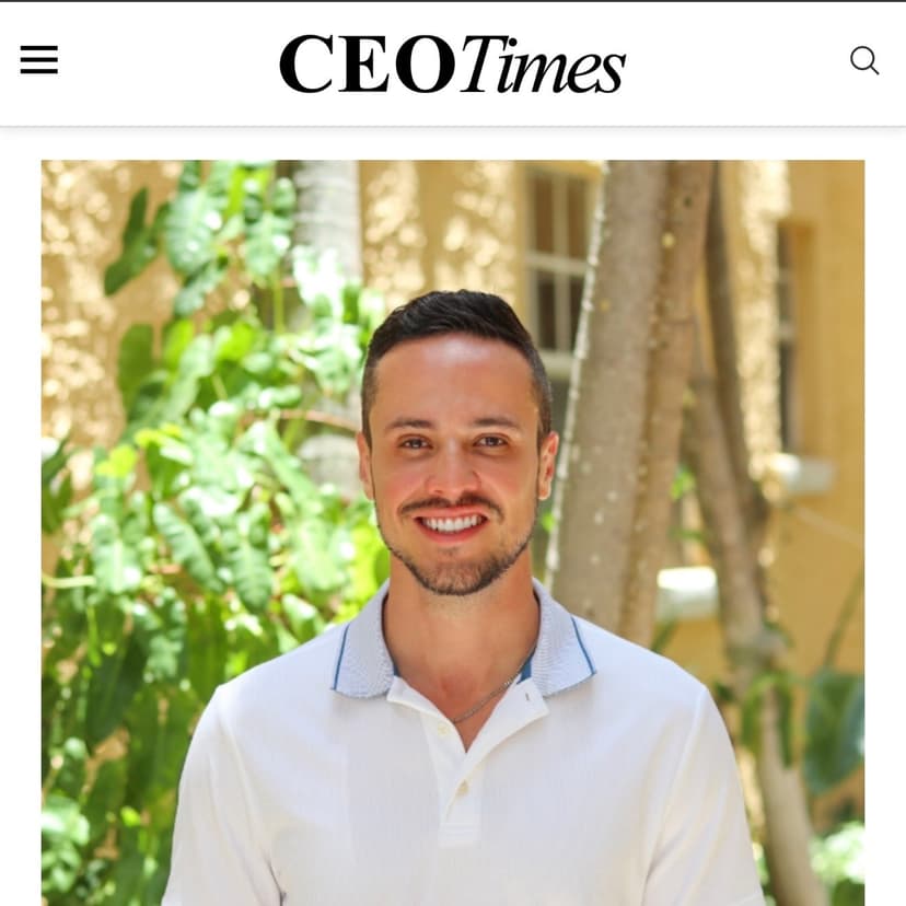 Thiago Ferreira, CEO of Elevate AI Consulting, Elevate AI Consulting Featured in CEO Times — A Personal Moment of